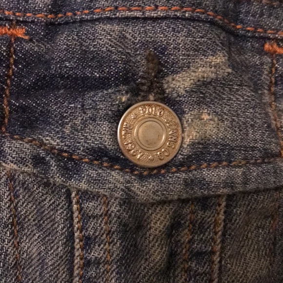 Vintage inspired blue denim vest - Picture 3 of 7